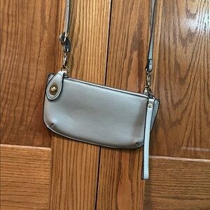 Joy Susan Cream Wristlet Clutch